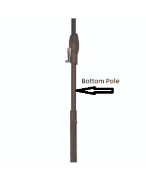 11’ AUTO TILT BOTTOM POLE