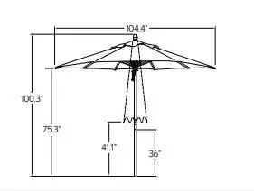 9’ QUAD PULLEY LIFT BOTTOM POLE