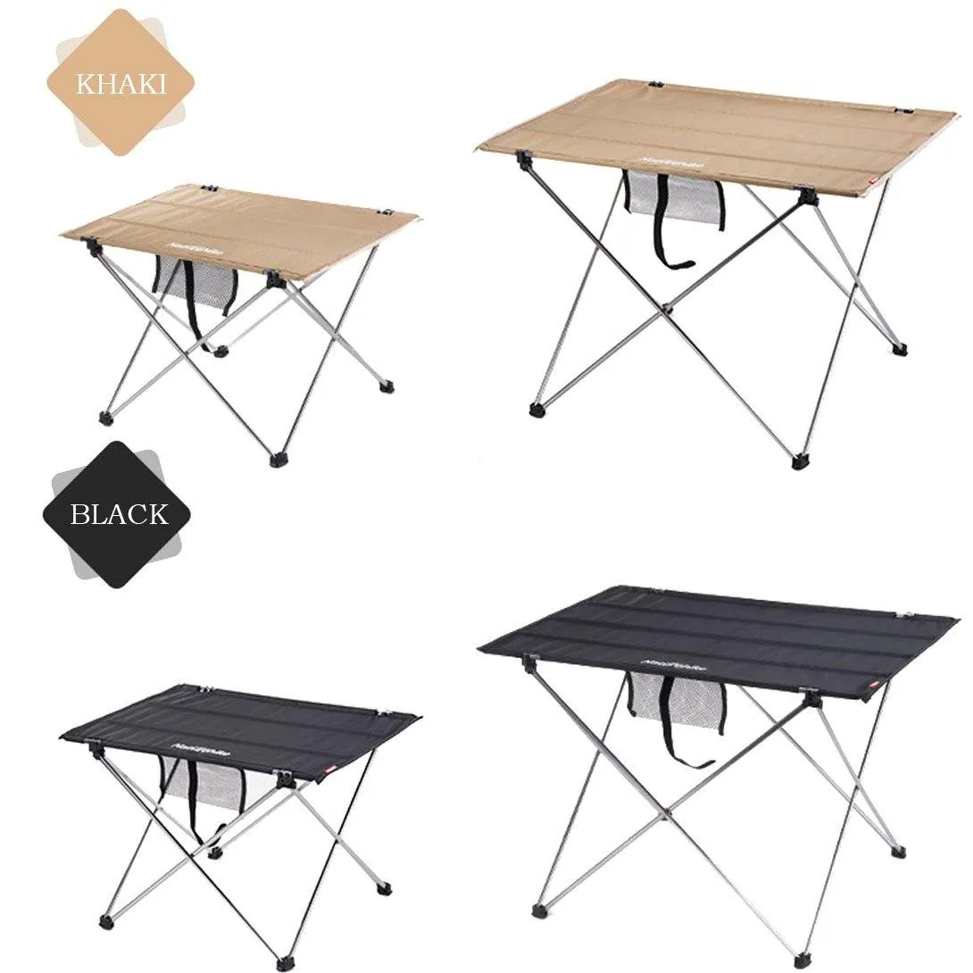 Aluminum Alloy Outdoor Folding Table Oxford Cloth Tabletop