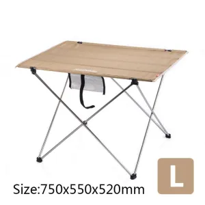 Aluminum Alloy Outdoor Folding Table Oxford Cloth Tabletop