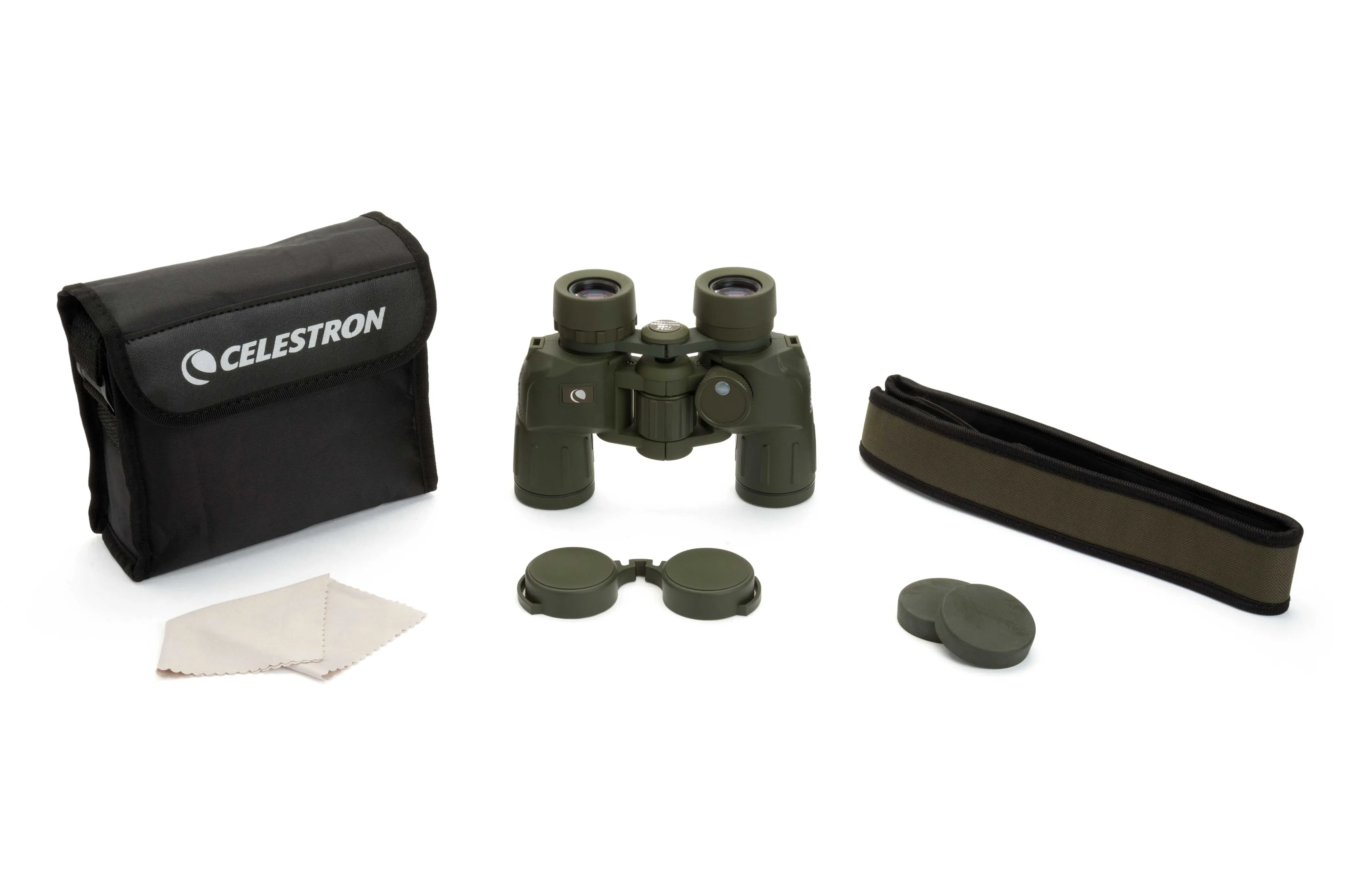 Celestron Cavalry 7x30mm Porro Binoculars with Compass & Reticle