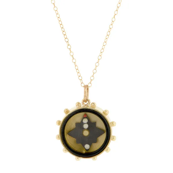 Compass Charm Necklace - Heirloom by Doyle & Doyle