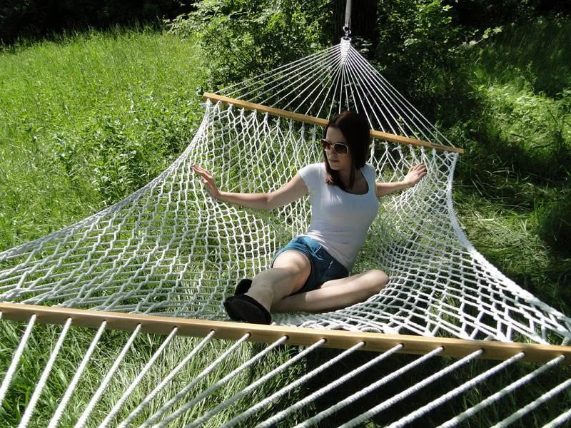 Cotton Rope Hammock - Double