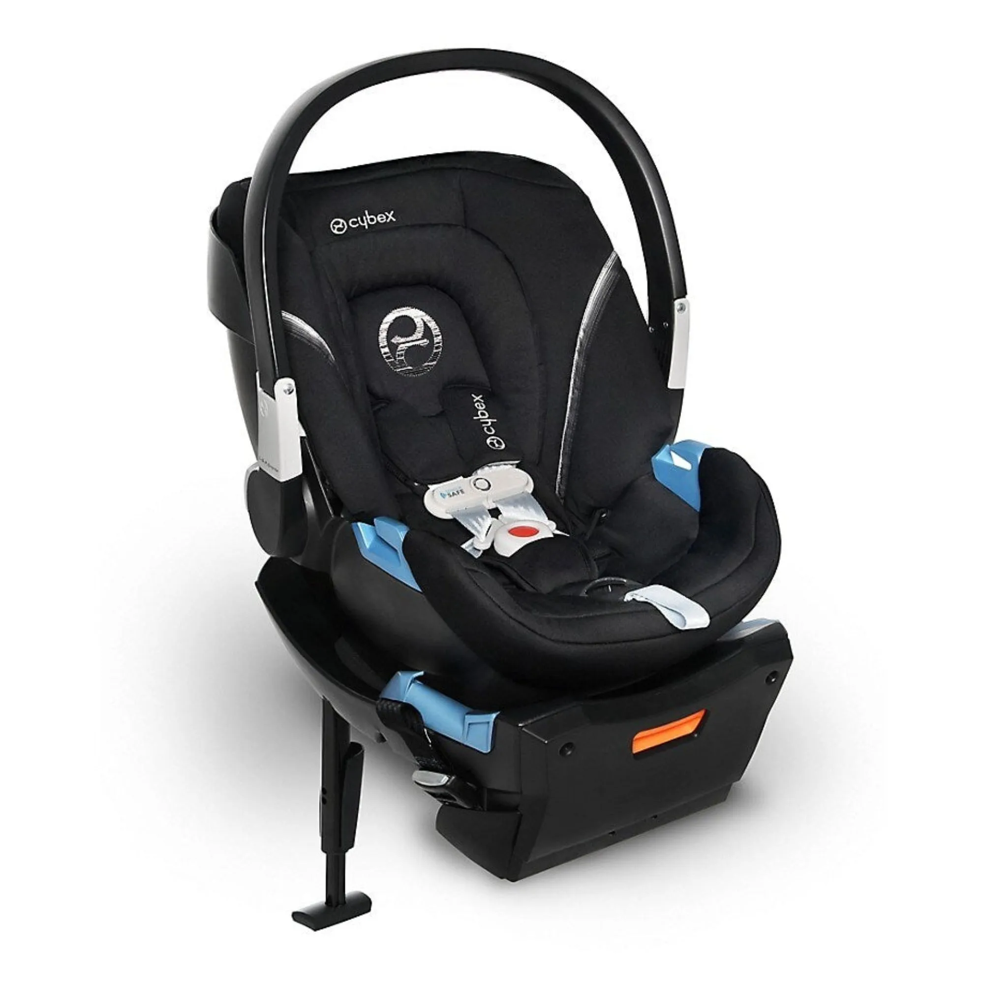 CYBEX Balios S Lux 2 Stroller   Aton 2 Car Seat - Black-Moon Black / Lavastone Black