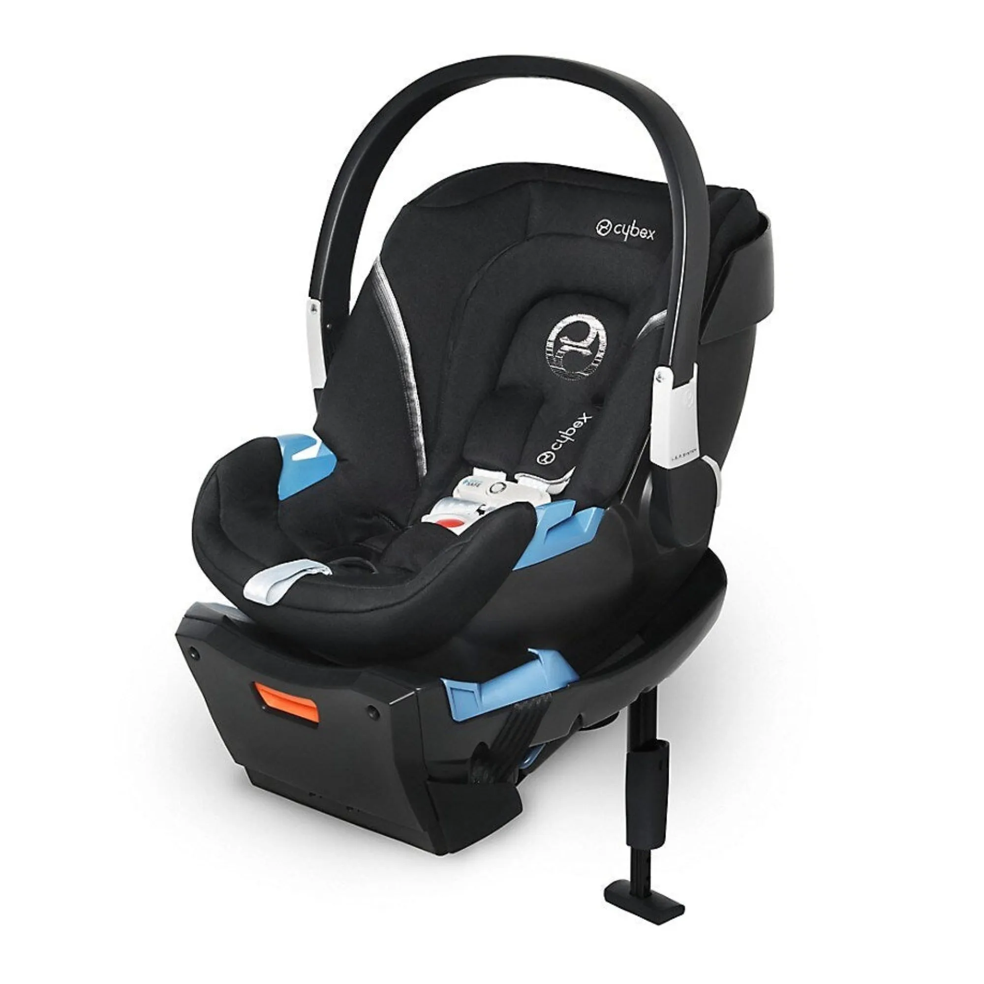 CYBEX Balios S Lux 2 Stroller   Aton 2 Car Seat - Black-Moon Black / Lavastone Black