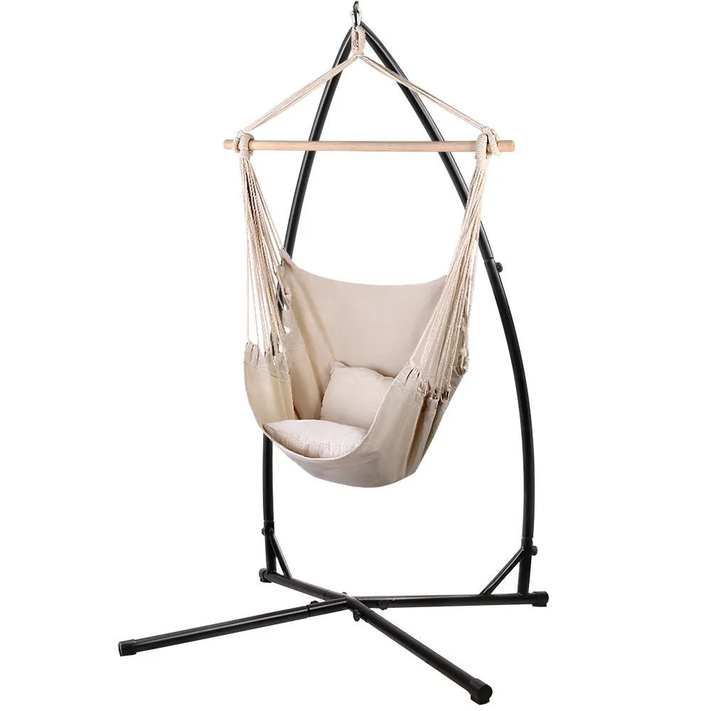 Durable Outdoor Hammock Chair with Steel Frame, Gardeon