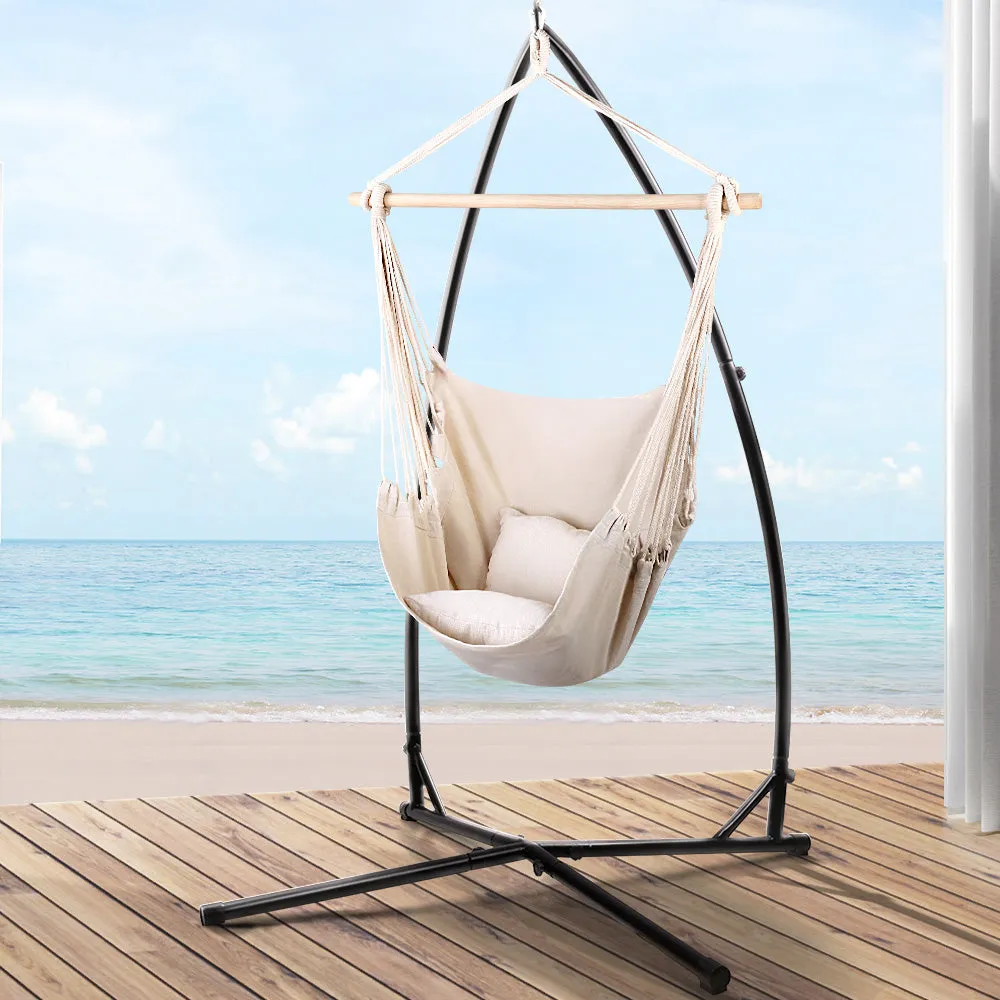 Durable Outdoor Hammock Chair with Steel Frame, Gardeon