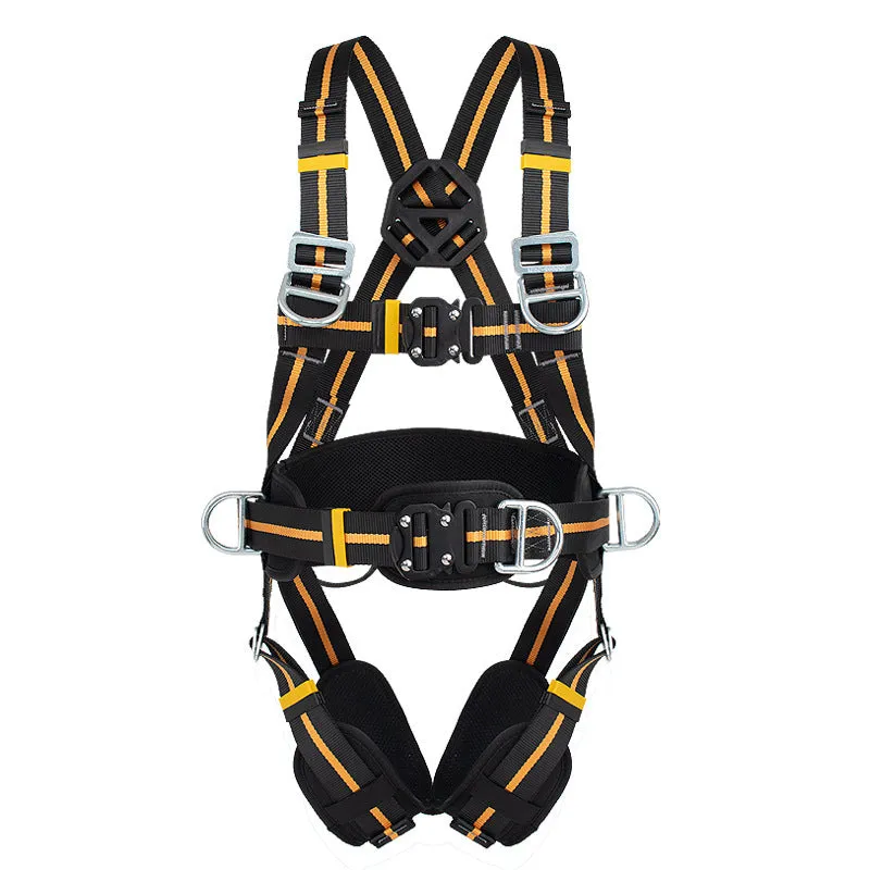 Five-point Safety Belt High-altitude Operation Anti-fall Double Hook Buffer Bag Full Set