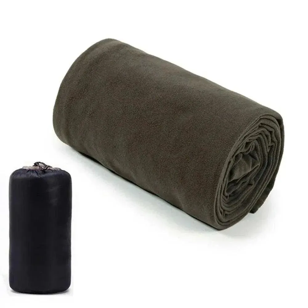 Fleece Sleeping Bag Liner: Add Cozy Warmth to Your Spring & Autumn (Adult Size)