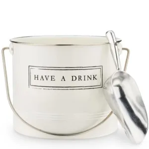 'Have a Drink' Ice Bucket & Scoop