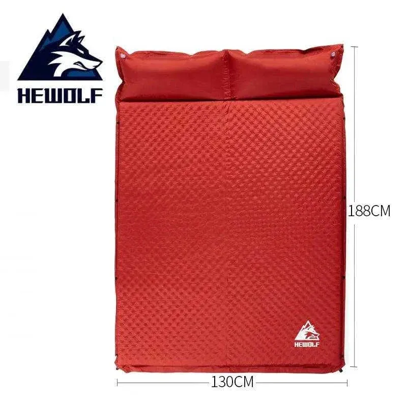 HEWOLF 2 1 Spliced Inflatable Camping Mattress