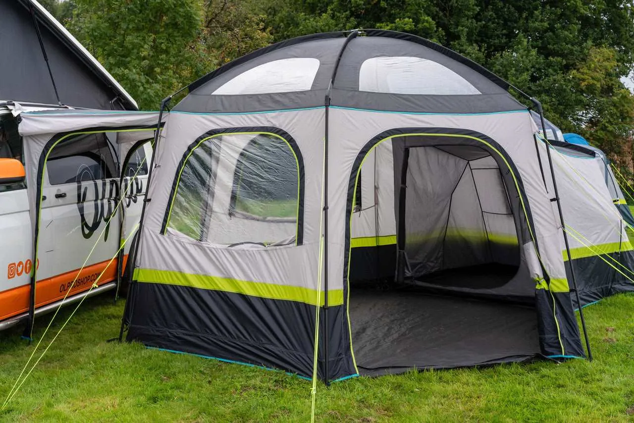 Hive Campervan Awning (Fibreglass Poles) - with Sleeping Pod