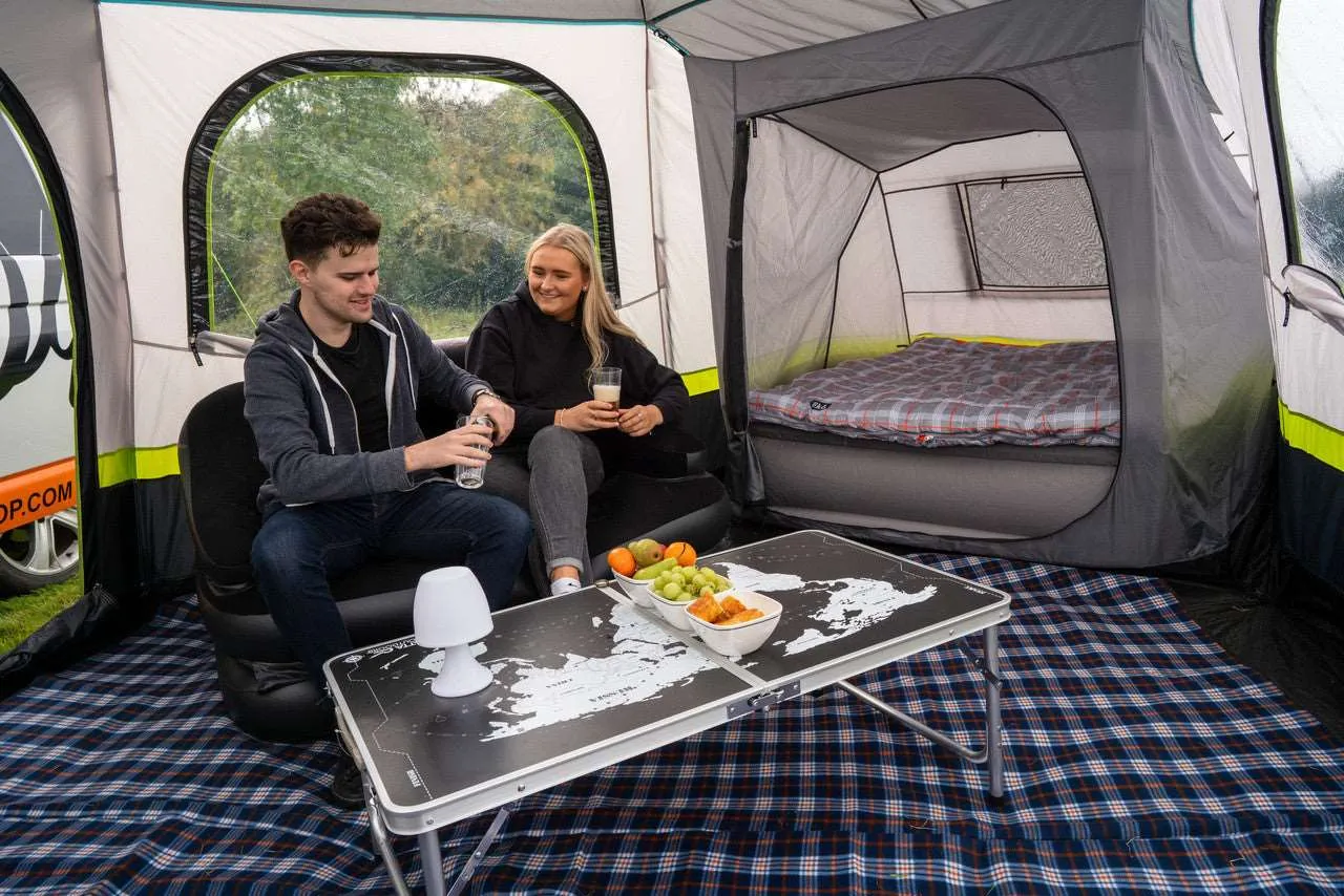 Hive Campervan Awning (Fibreglass Poles) - with Sleeping Pod