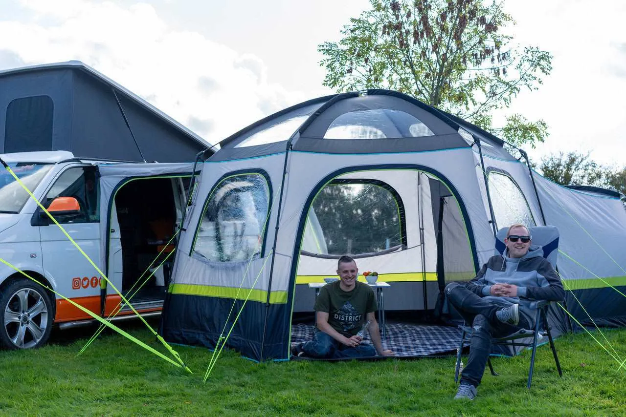 Hive Campervan Awning (Fibreglass Poles) - with Sleeping Pod