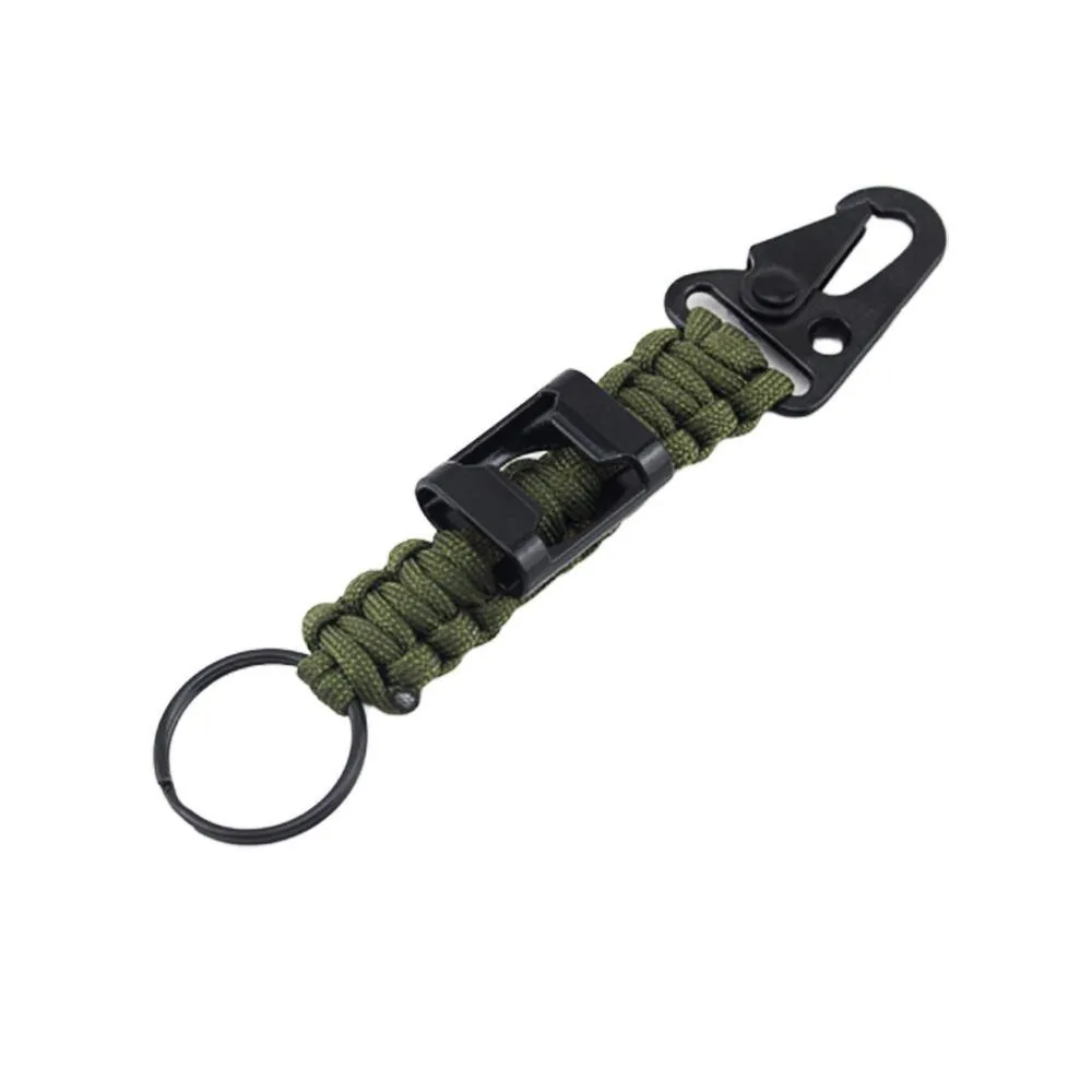 Keychain Carabiner 2PCS Pack Survival Lanyard with Fire Starter