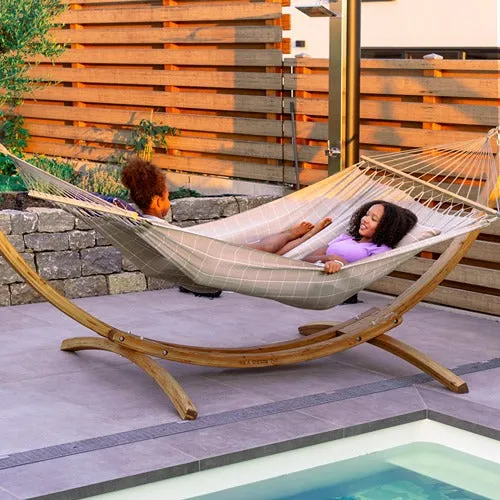 LA SIESTA Elipso Nature Wooden Stand For Double Hammock