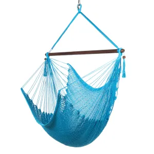 Large Caribbean Hammock Chair - Light Blue