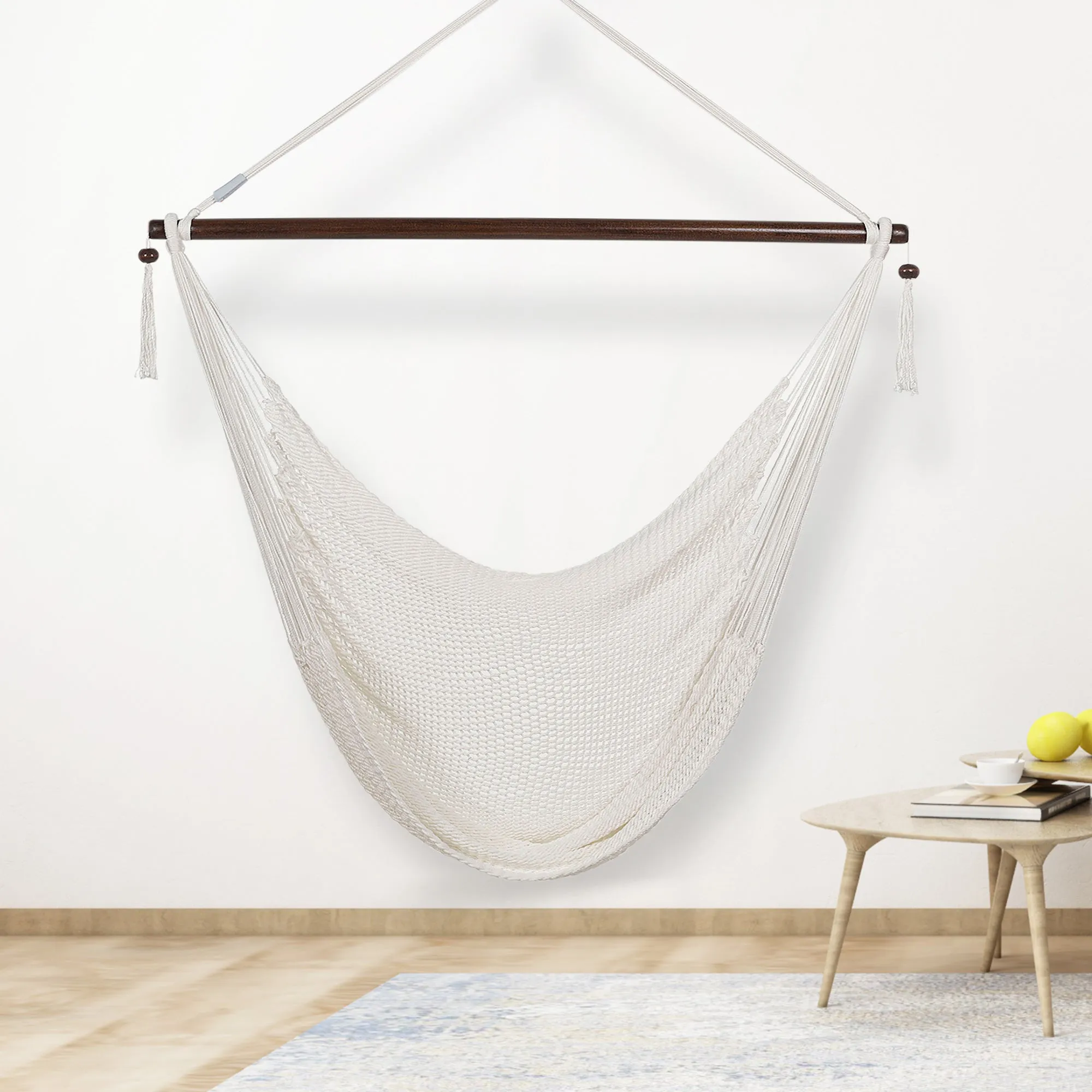 Large Caribbean Hammock Chair - White