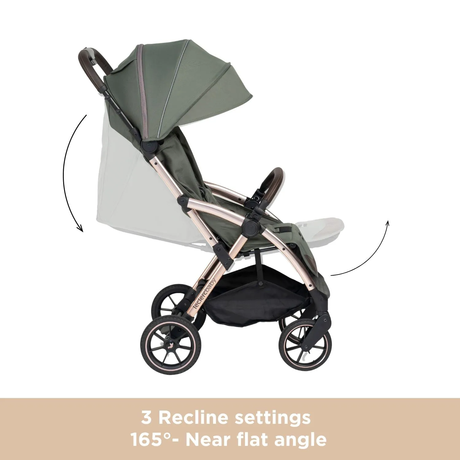 Leclerc Baby Influencer XL Stroller Army Green