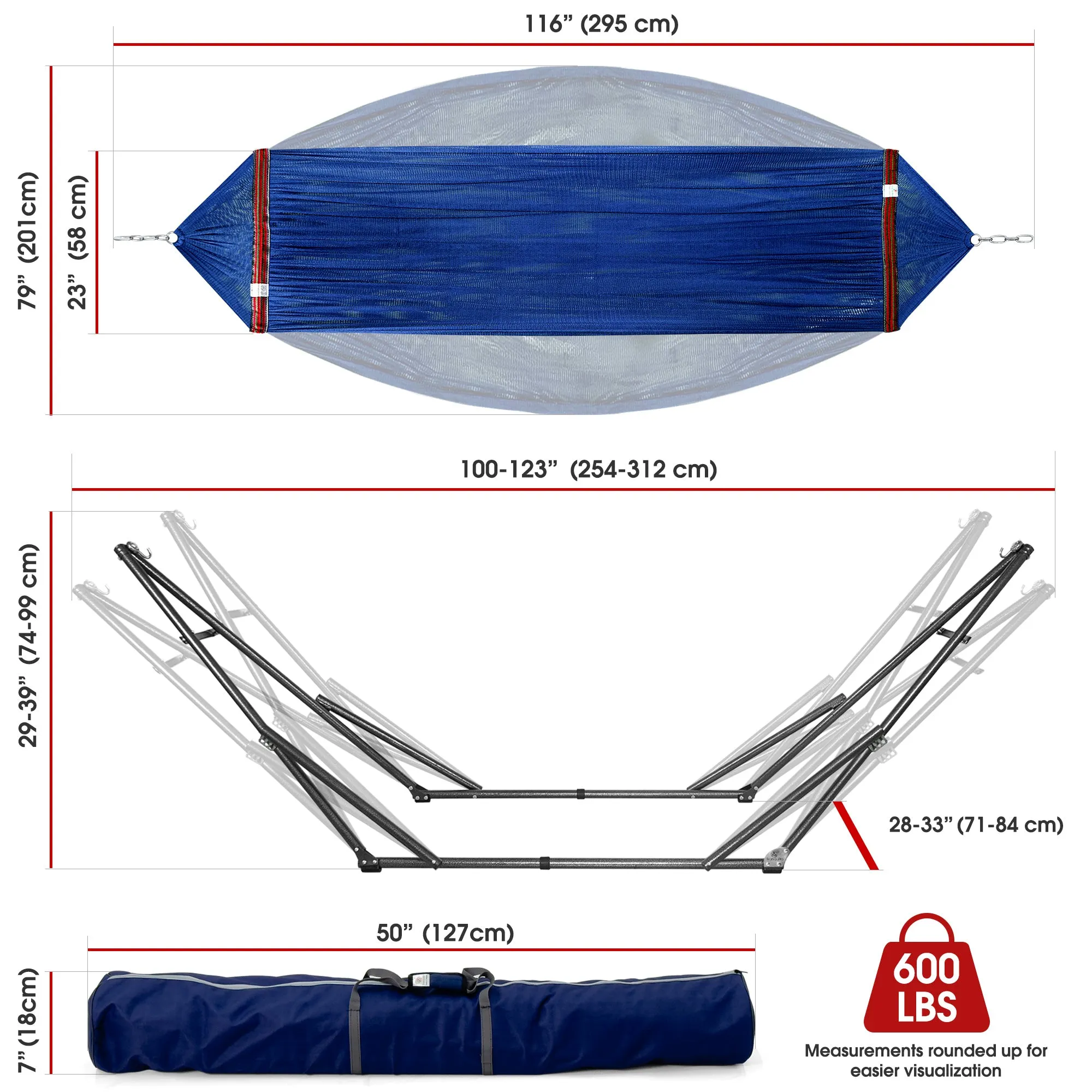 Original Collapsible Hammock with Stand