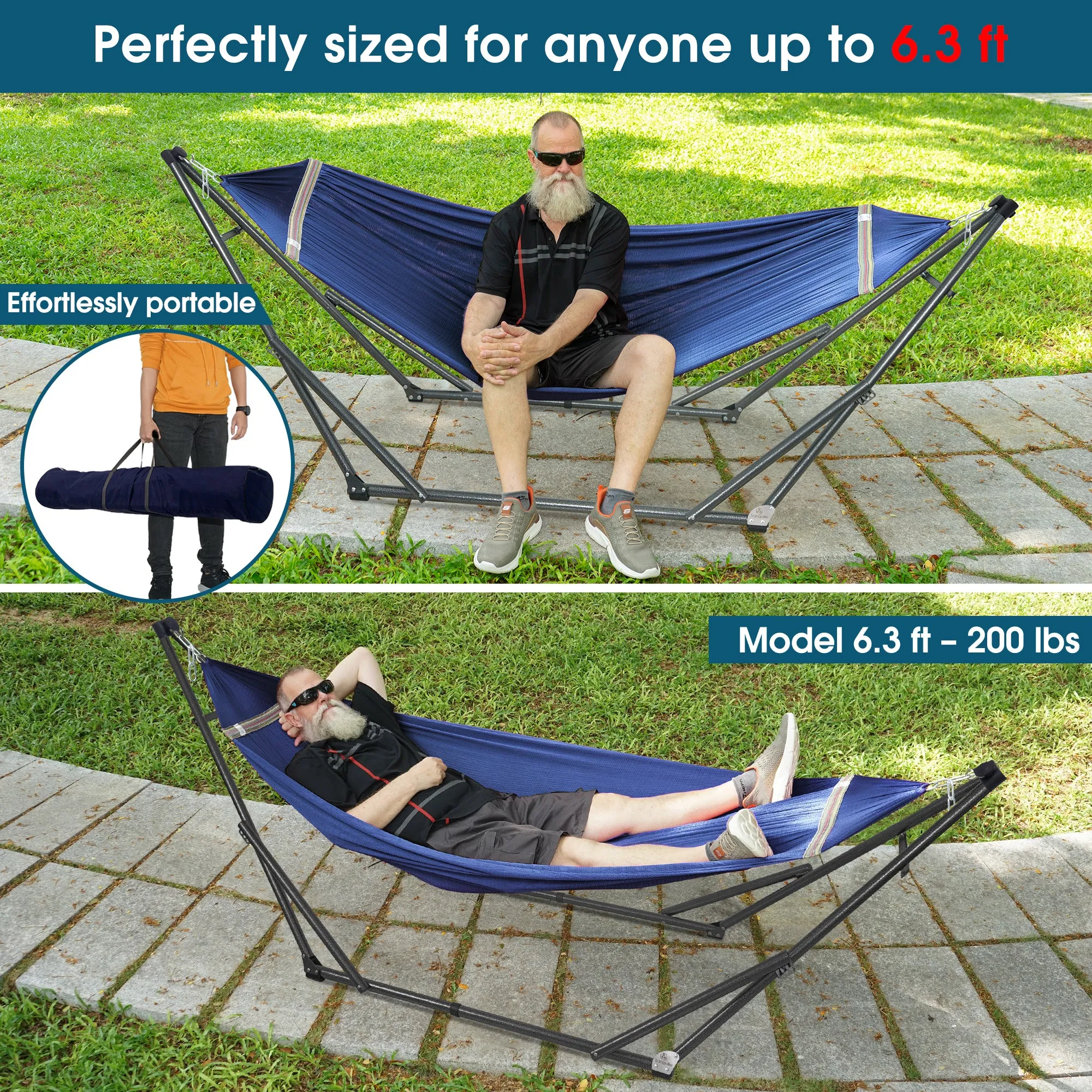 Original Collapsible Hammock with Stand