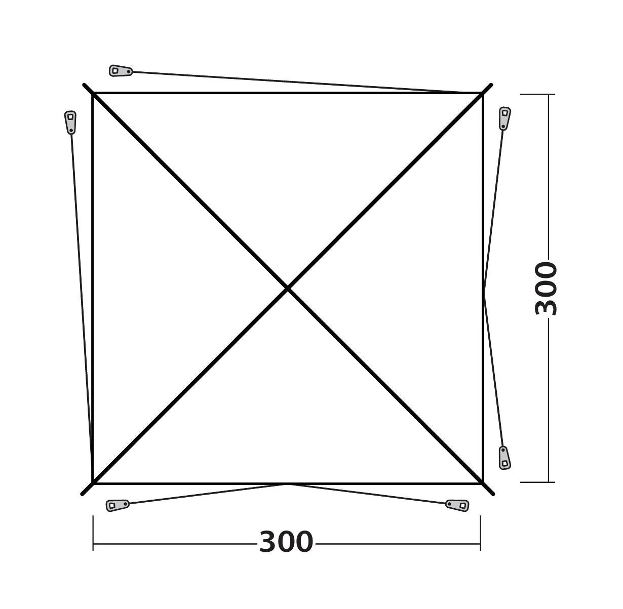 Outwell  Fastlane 300 Shelter