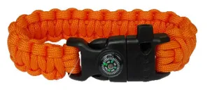 PARACORD BRACELET WITH COMPASS AND WHISTLE