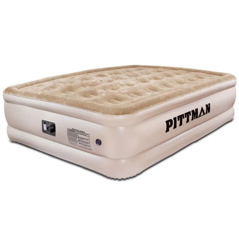 Pittman Queen Comfort Double High Air Mattress with electrical built-in pump (PPI-QCDH2)