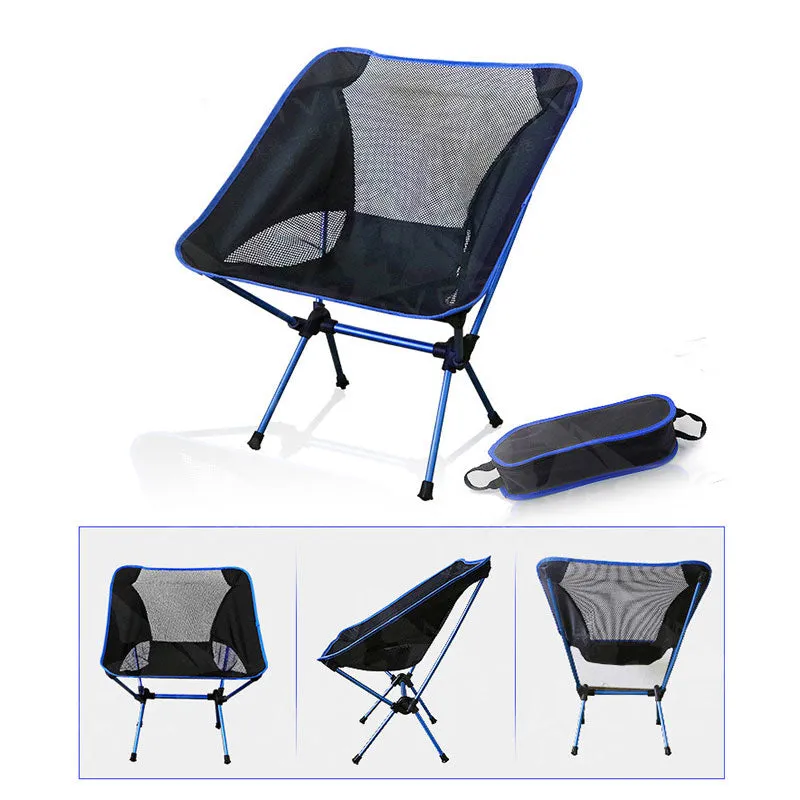 Portable Gray Moon Camping chair