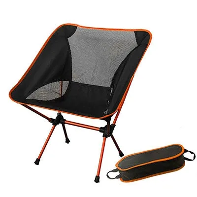 Portable Gray Moon Camping chair