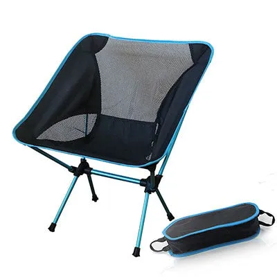 Portable Gray Moon Camping chair