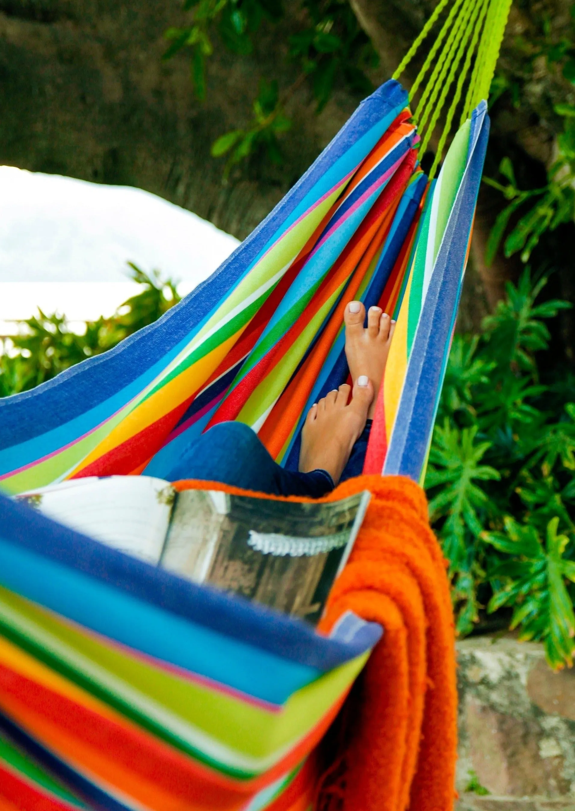 Rainbow Cotton Canvas Hammock | RAINBOW