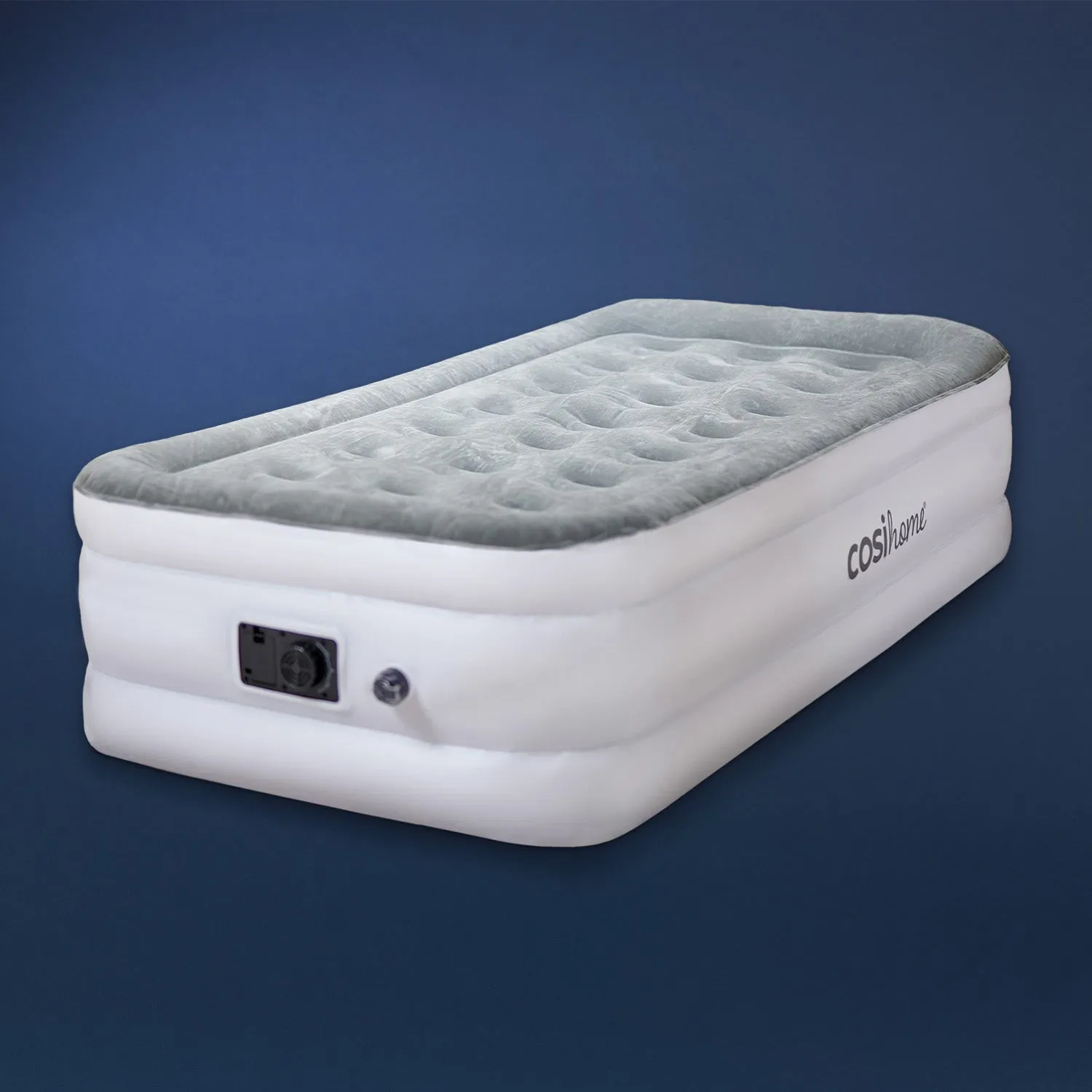 Single Size Air Bed - Built-in Electric Pump and Pillow