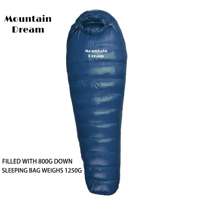 Sovsäck från Mountain Dre - Vattentät med Gåsfjäder - Ultralight Sleeping Bag