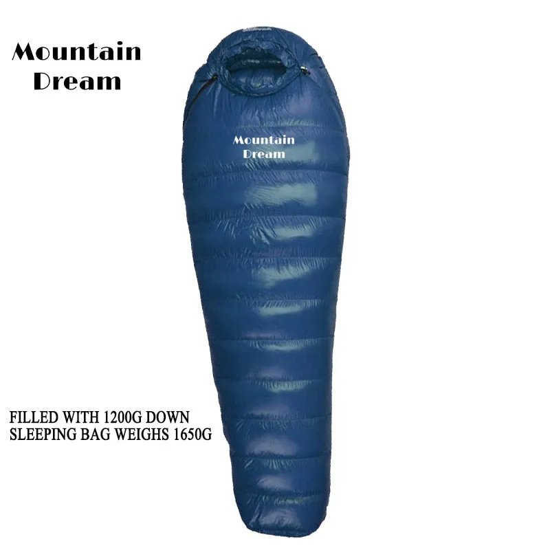 Sovsäck från Mountain Dre - Vattentät med Gåsfjäder - Ultralight Sleeping Bag