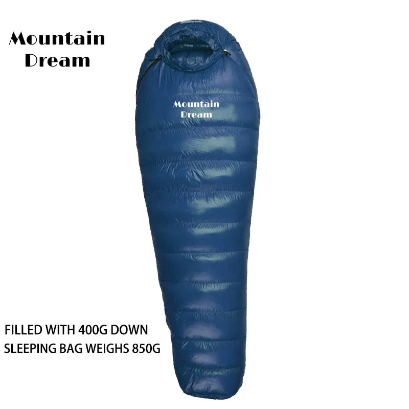 Sovsäck från Mountain Dre - Vattentät med Gåsfjäder - Ultralight Sleeping Bag