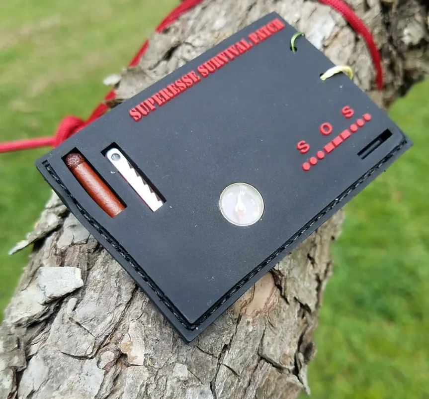 Superesse Survival Patch: Compartmentalized Micro EDC and Survival Kit