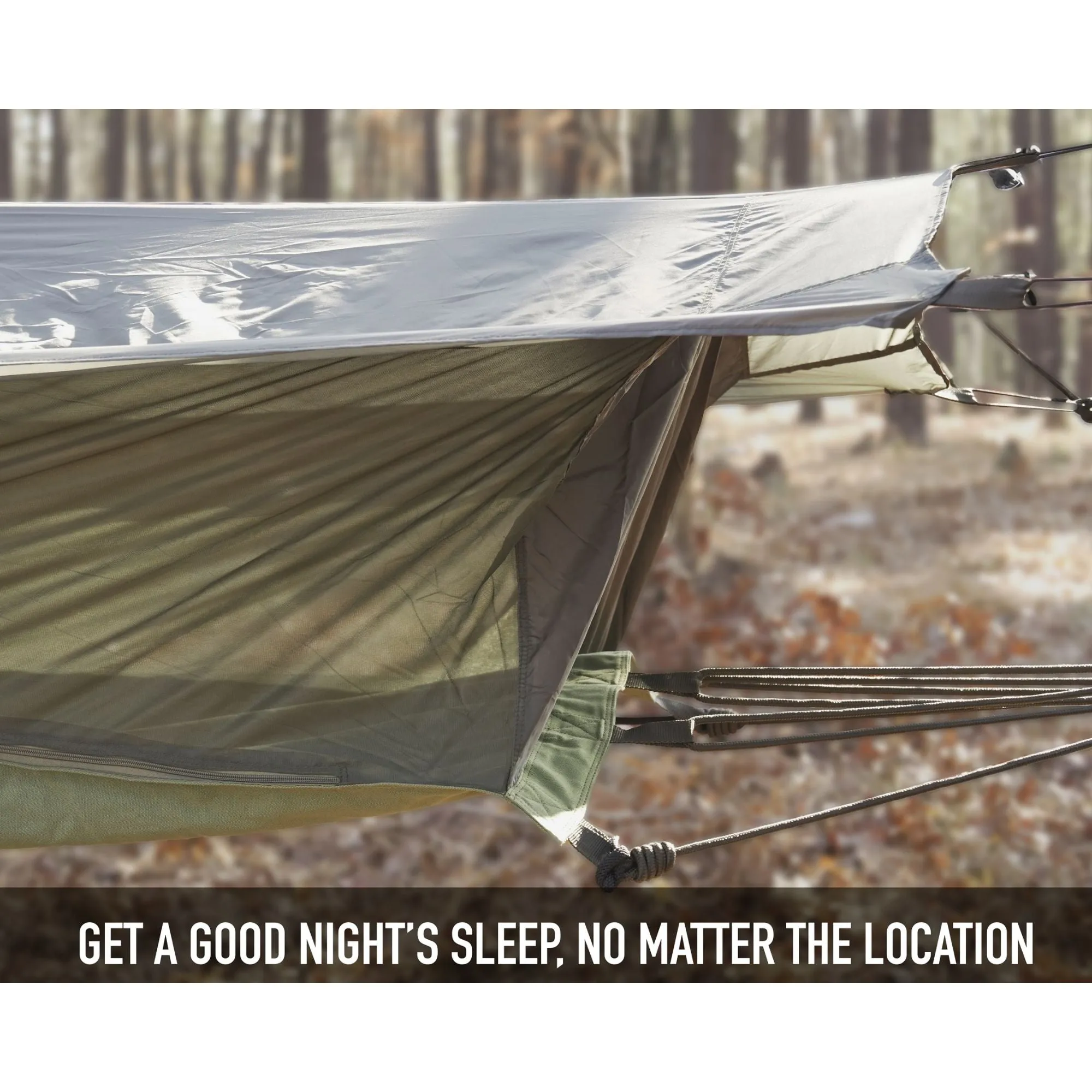 Woodland Camo - Military GI Style Jungle Hammock 78 in. x 30 in. x 20 in.