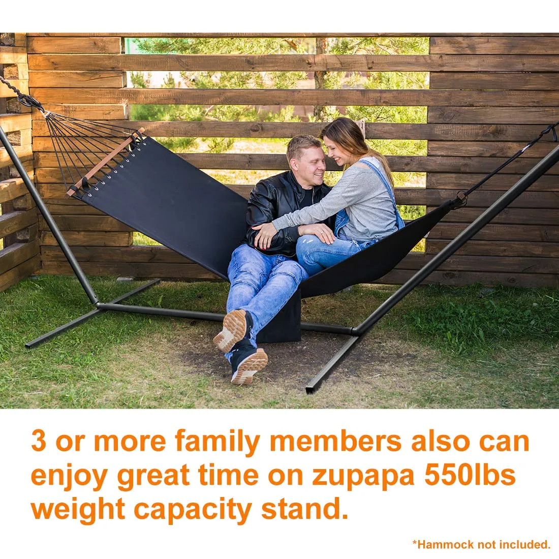 Zupapa Hammock Stand with 2 Steel Chains & 1 Carry Bag